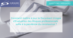 DUERP suite à la pandémie du coronavirus ?