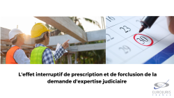 Effet interruptif prescription expertise judiciaire